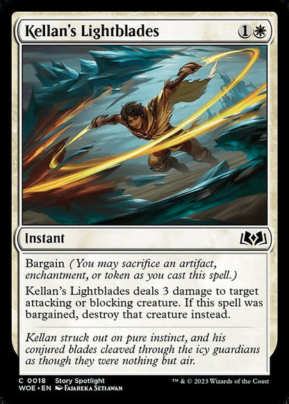 ケランの光刃/Kellan's Lightblades [WOE] [FOIL]