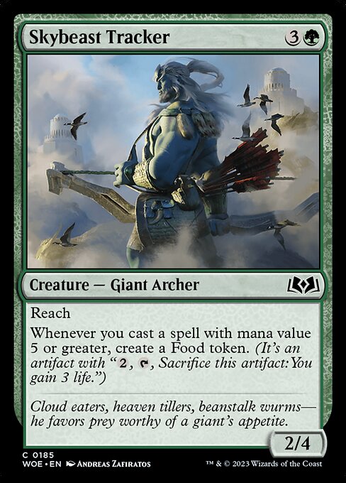 空獣の追跡者/Skybeast Tracker [WOE] [FOIL]