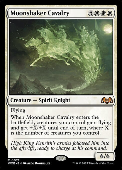 月揺らしの騎兵隊/Moonshaker Cavalry [WOE] [FOIL]