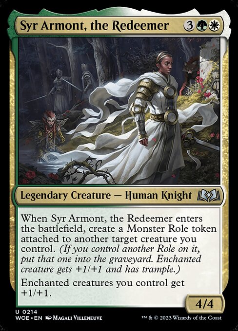 救世主、アーモント卿/Syr Armont, the Redeemer [WOE] [FOIL]