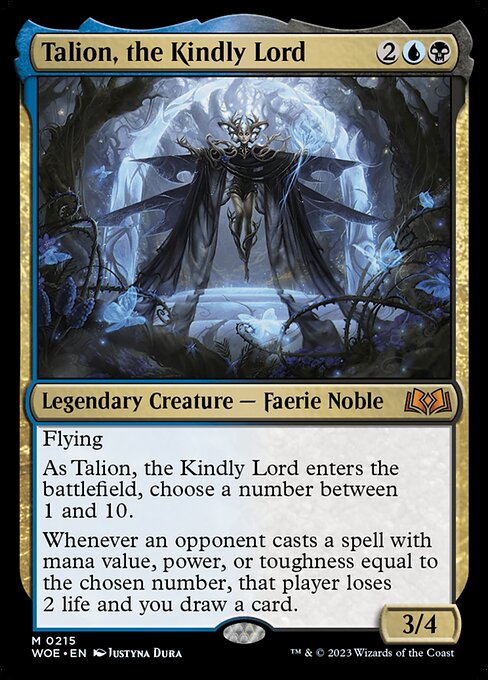 慈愛の王、タリオン/Talion, the Kindly Lord [WOE] [FOIL]