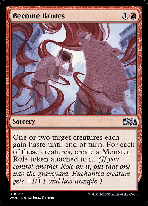 凶獣化/Become Brutes [WOE] [FOIL]