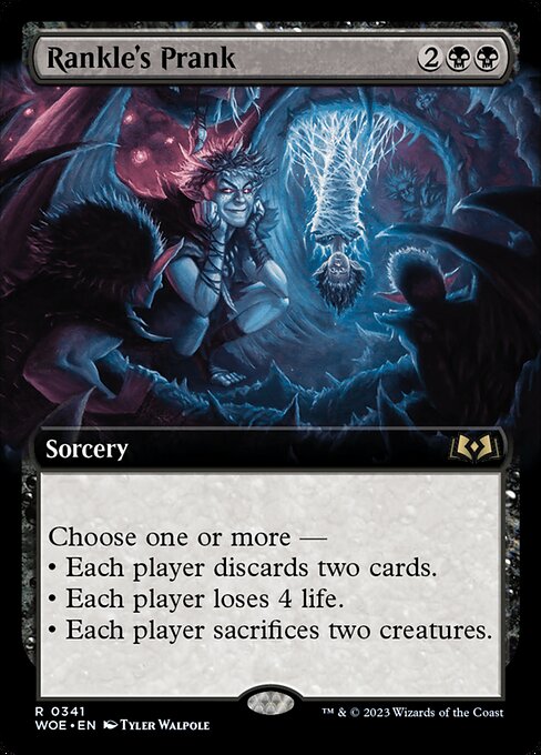 ランクルのいたずら/Rankle's Prank [WOE-BF][拡張アート][FOIL]