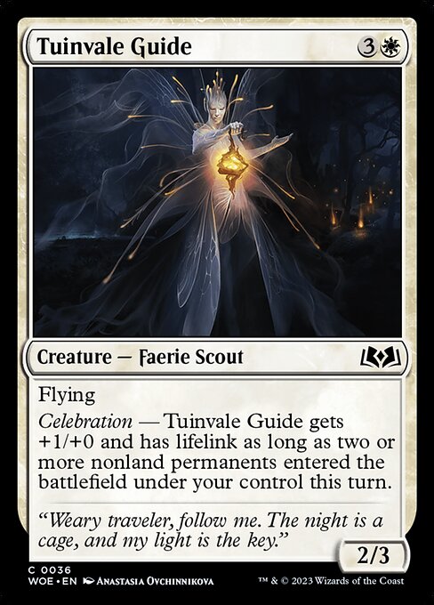 チューインベイルの導き手/Tuinvale Guide [WOE] [FOIL]