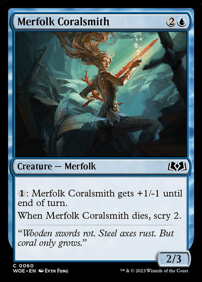 マーフォークの珊瑚鍛冶/Merfolk Coralsmith [WOE]