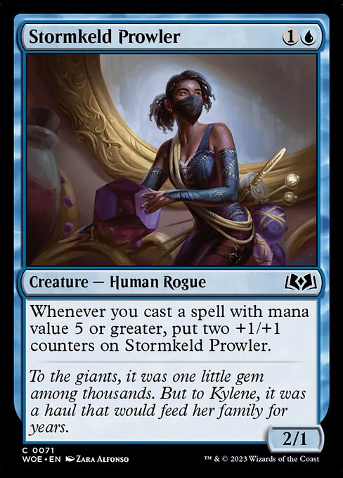 ストームケルドのこそ泥/Stormkeld Prowler [WOE] [FOIL]