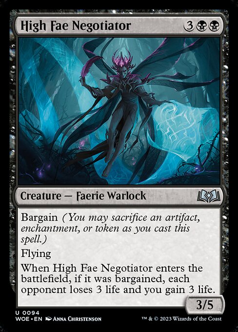 ハイフェイの交渉人/High Fae Negotiator [WOE] [FOIL]