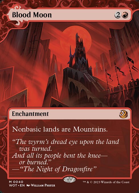 血染めの月/Blood Moon [WOT] [FOIL]
