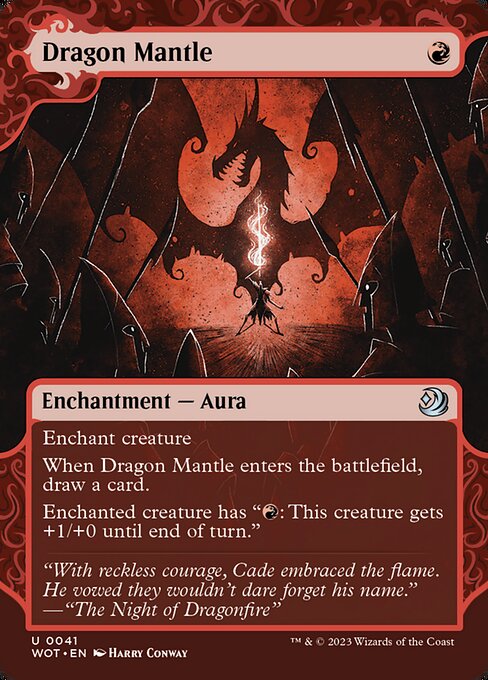 ドラゴンのマントル/Dragon Mantle [WOT] [FOIL]