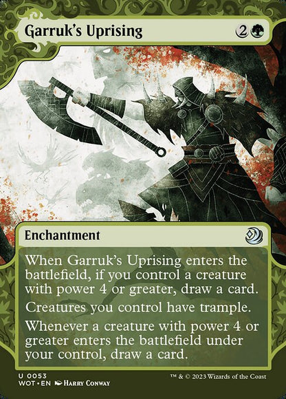 ガラクの蜂起/Garruk's Uprising [WOT] [FOIL]