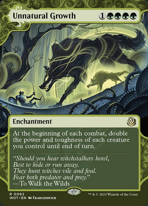 不自然な成長/Unnatural Growth [WOT] [FOIL]