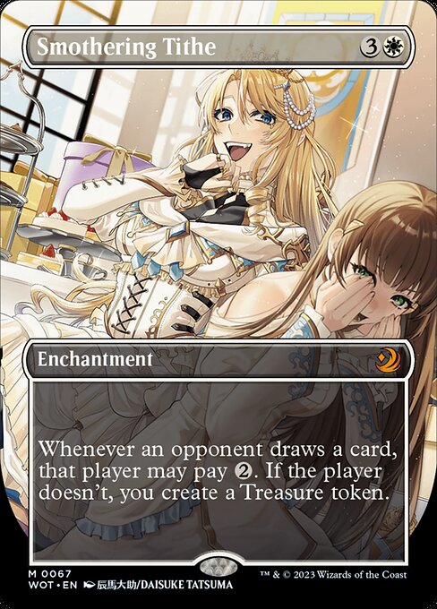 息詰まる徴税/Smothering Tithe [WOT][ボーダーレス] [FOIL]