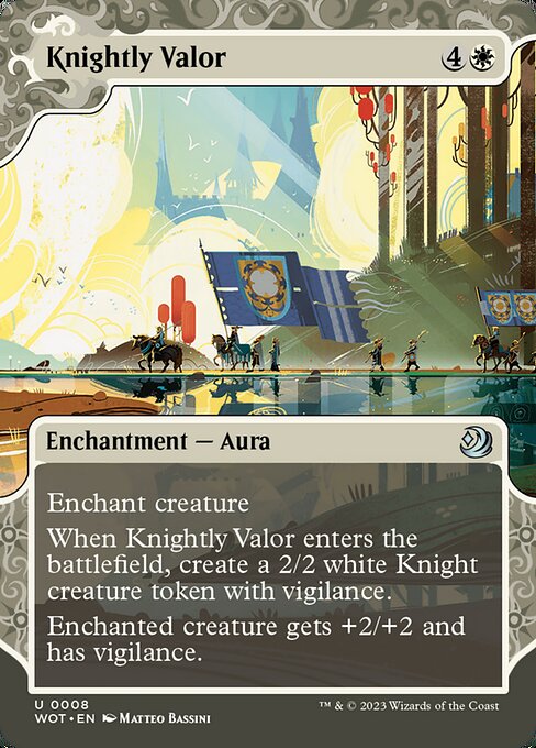 騎士の勇気/Knightly Valor [WOT] [FOIL]
