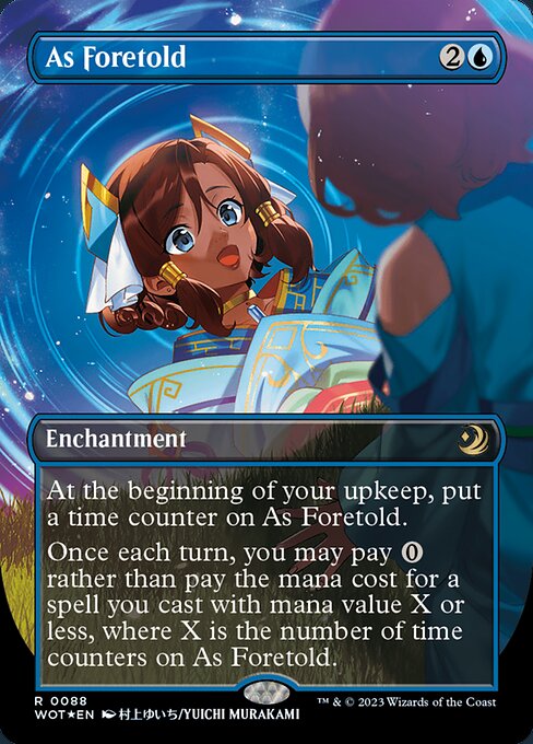 予言により/As Foretold [WOT][ボーダーレス] [FOIL][コンフェッティ]