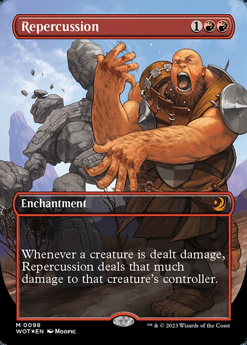 反動/Repercussion [WOT][ボーダーレス] [FOIL][コンフェッティ]