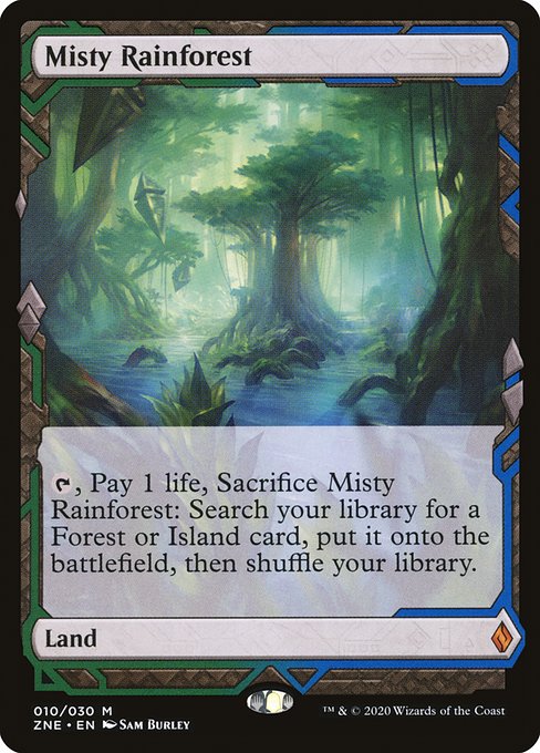 霧深い雨林/Misty Rainforest [ZNE] [FOIL]