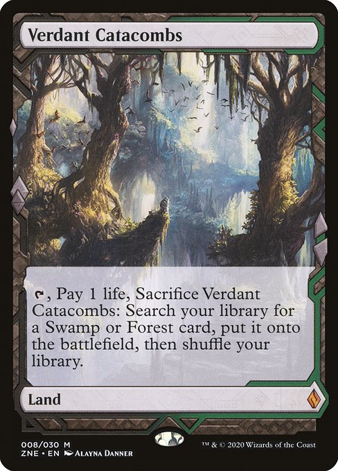 新緑の地下墓地/Verdant Catacombs [ZNE] [FOIL]