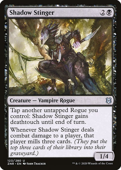 影のとげ刺し/Shadow Stinger [ZNR] [FOIL]