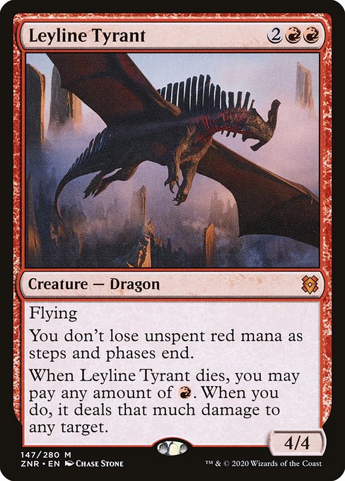 力線の暴君/Leyline Tyrant [ZNR] [FOIL]