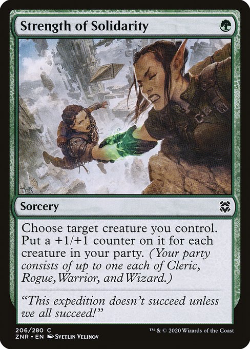 結束の力/Strength of Solidarity [ZNR] [FOIL]