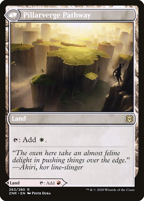針縁の小道/Needleverge Pathway - 柱縁の小道/Pillarverge Pathway [ZNR] [FOIL] [プレリリース]