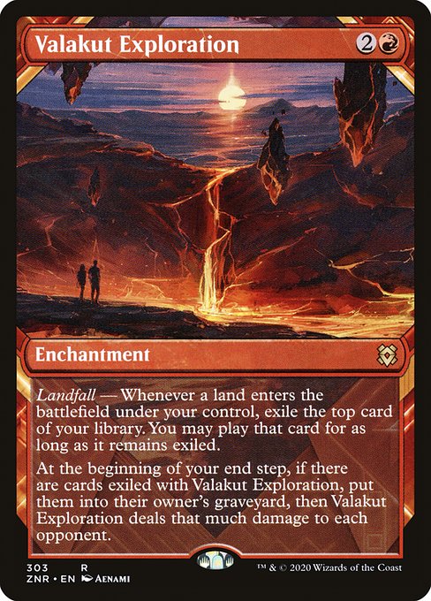 ヴァラクートの探検/Valakut Exploration [ZNR-BF] [ショーケース] [FOIL]