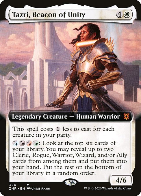 団結の標、タズリ/Tazri, Beacon of Unity [ZNR-BF] [拡張アート]