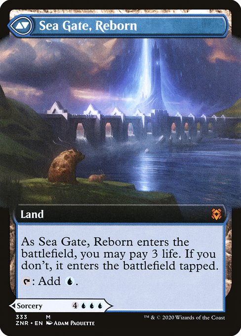 海門修復/Sea Gate Restoration - 再誕の海門/Sea Gate, Reborn [ZNR-BF] [拡張アート] [FOIL]