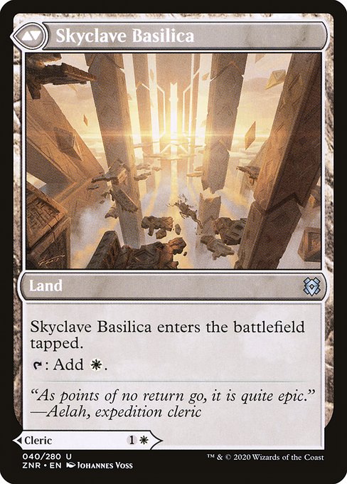 スカイクレイブの僧侶/Skyclave Cleric - スカイクレイブの列柱廟/Skyclave Basilica [ZNR] [FOIL]