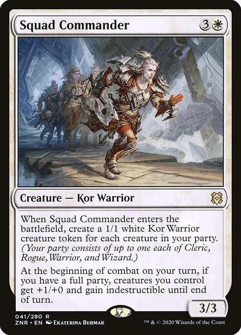 兵団の統率者/Squad Commander [ZNR] [FOIL]