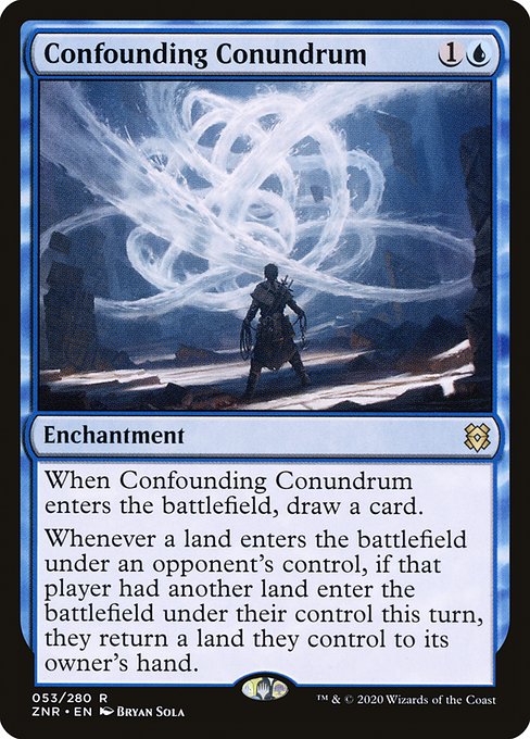 当惑させる難題/Confounding Conundrum [ZNR] [FOIL] [プレリリース]