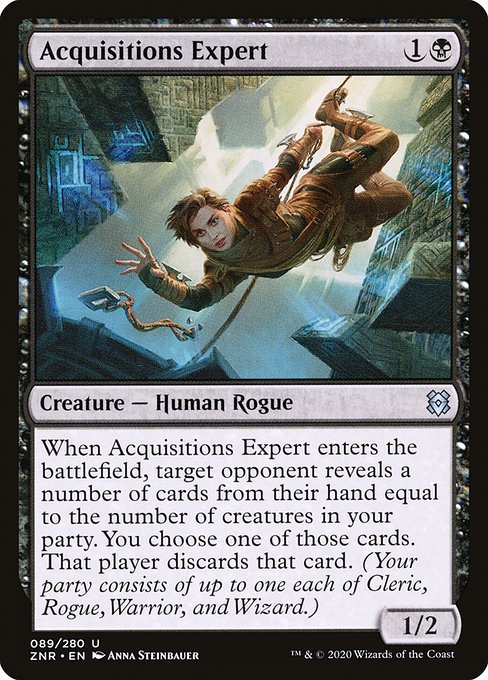 収得の熟練者/Acquisitions Expert [ZNR] [FOIL]