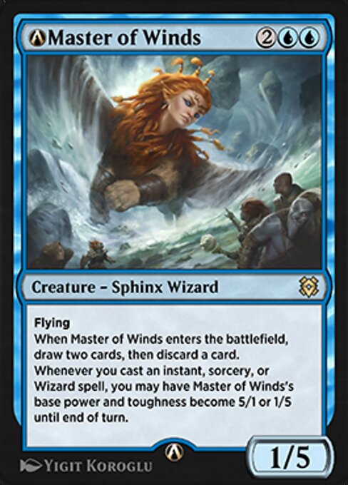 風の達人/Master of Winds [ZNR-BF] [拡張アート] [FOIL]